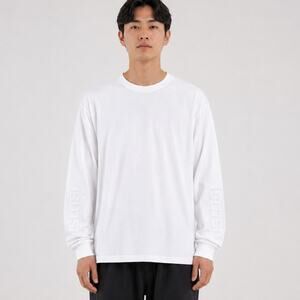 Advisory Board Crystals ABC Long Sleeve Crew Neck Tee Bright White Size XL